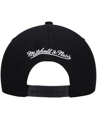 Men's Black Philadelphia 76ers Hardwood Classics Retro Bolt Deadstock Snapback Hat
