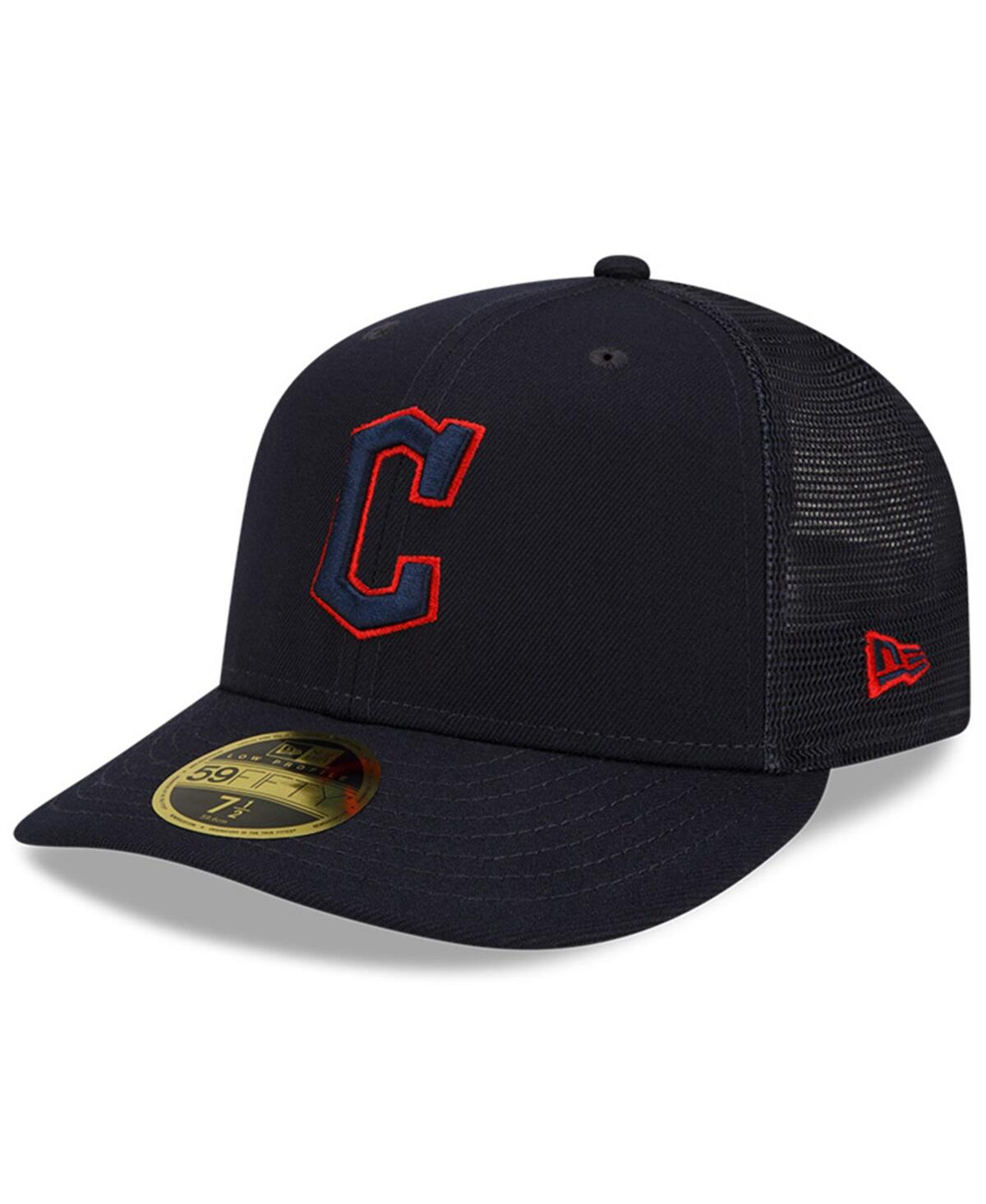 Shop New Era Men's  Navy Cleveland Guardians 2022 Batting Practice Low Profile 59fifty Fitted Hat