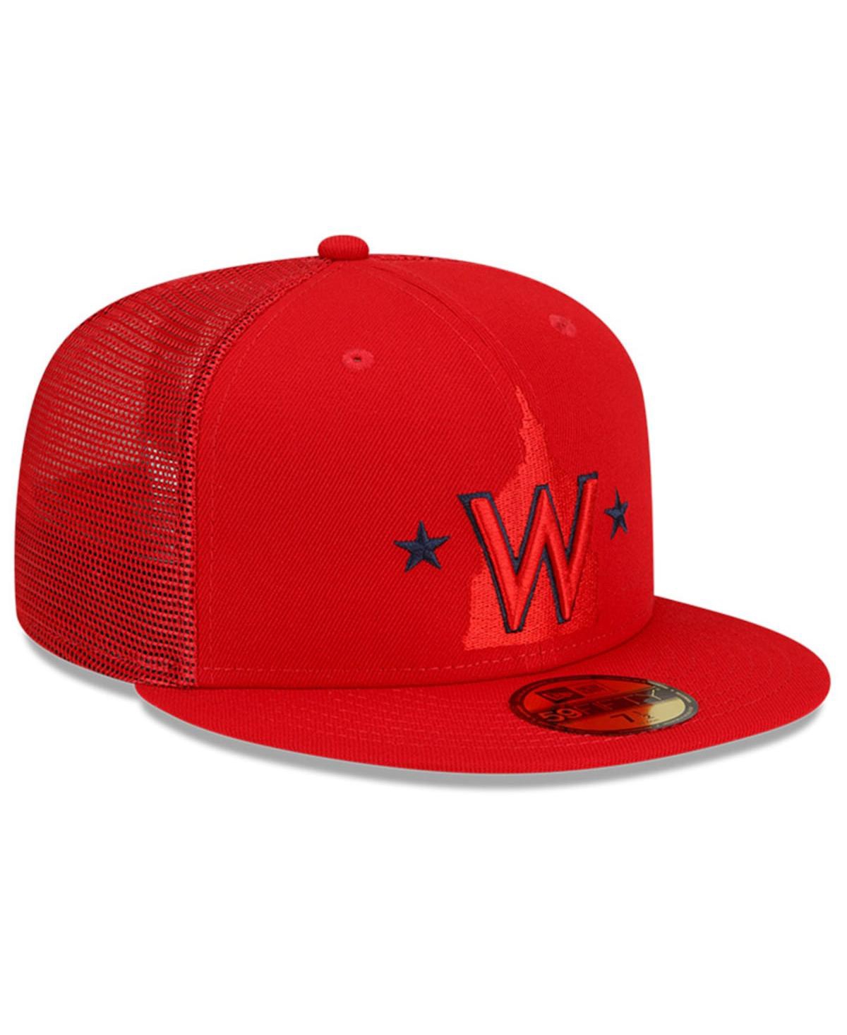 Shop New Era Men's  Red Washington Nationals 2022 Batting Practice 59fifty Fitted Hat