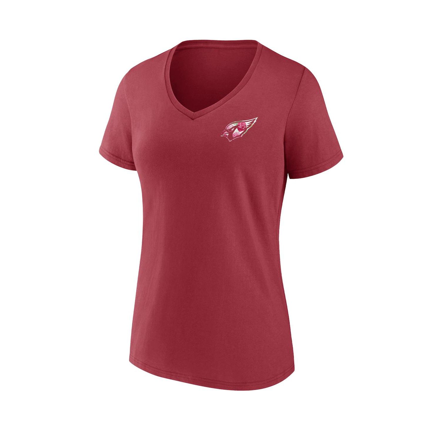 Women's Cardinal Arizona Cardinals Team Mother's Day V-Neck T-shirt