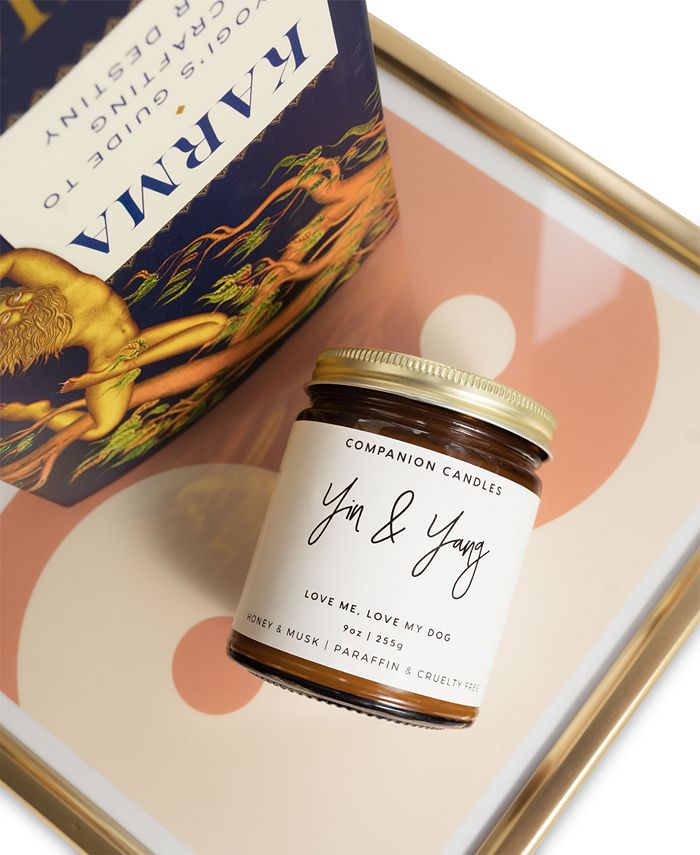 Companion Candles 'Yin & Yang' Honey & Musk Scented Candle, 9oz Macy's