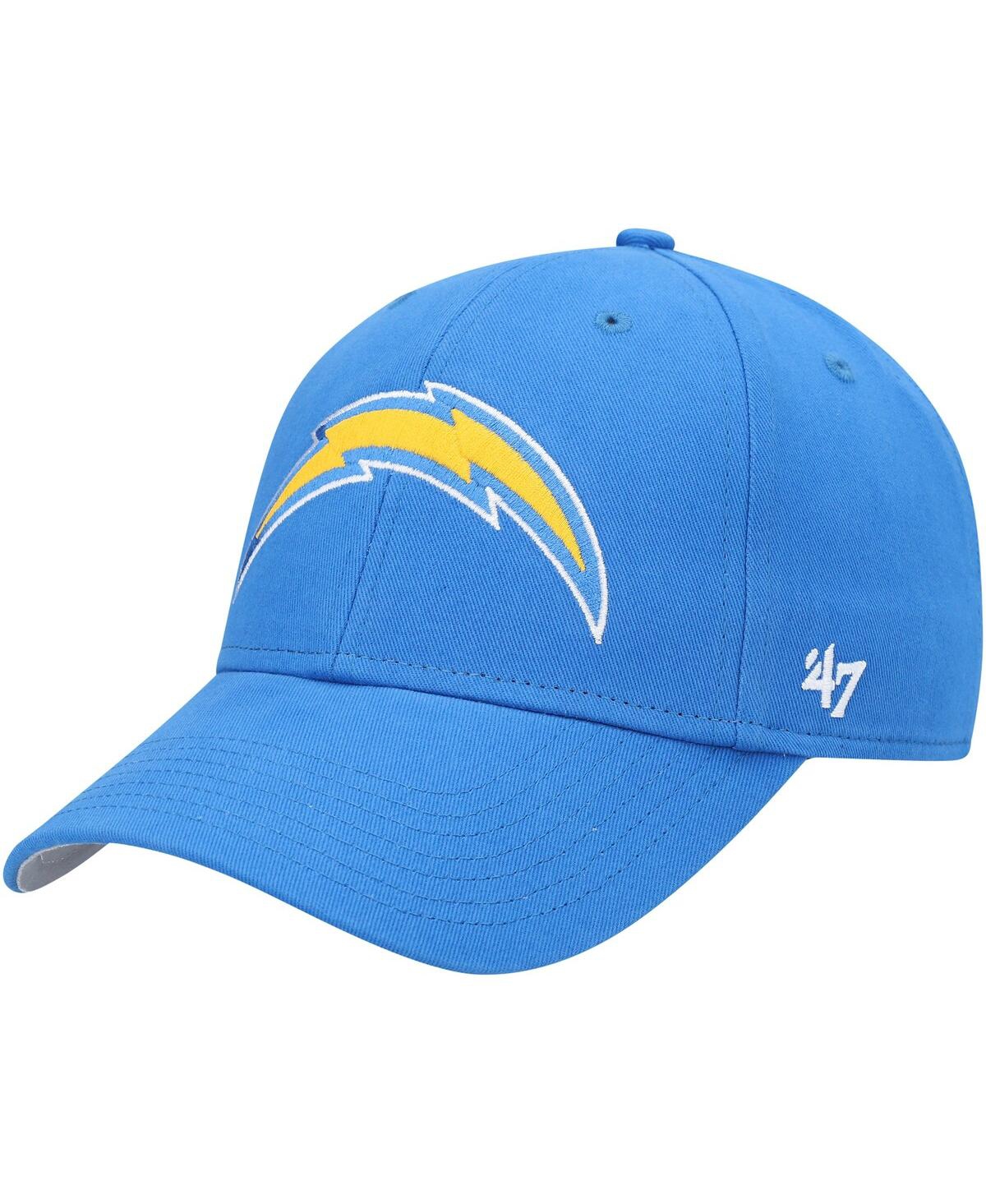 47 Brand Kids' Boys Powder Blue Los Angeles Chargers Logo Clean Up Adjustable Hat