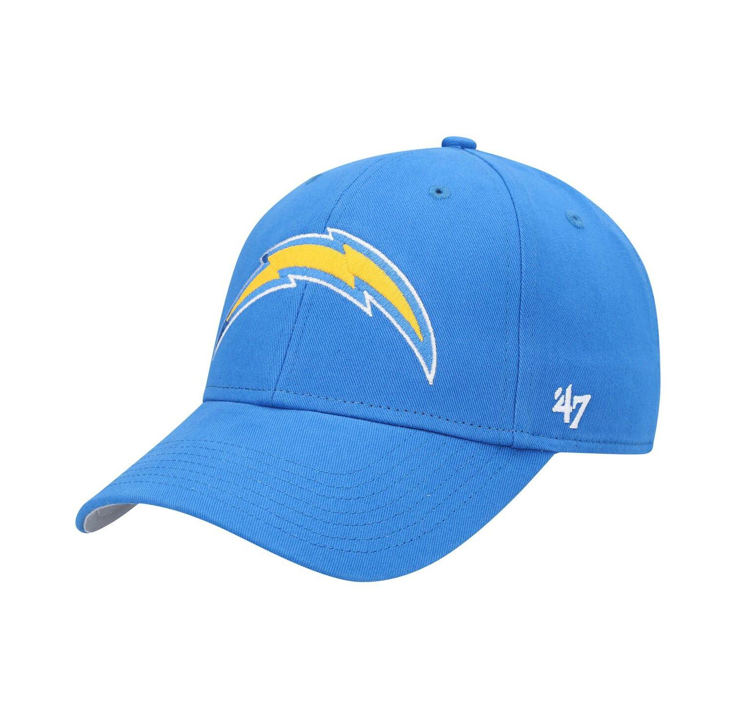 Big Boys Powder Blue Los Angeles Chargers Basic MVP Adjustable Hat