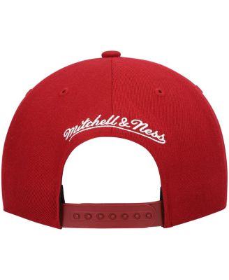 Men's Red Miami Heat Ground 2.0 Snapback Hat