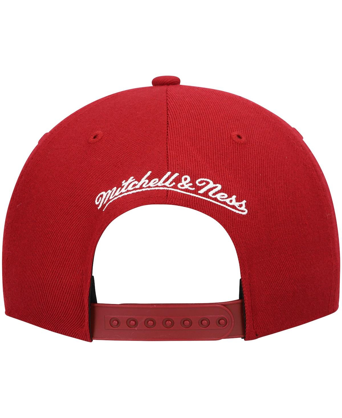 Mitchell & Ness Men's  Red Miami Heat Ground 2.0 Snapback Hat In Red