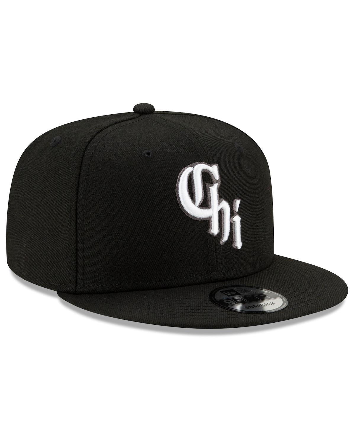 Men's New EraChicago White Sox City Connect 9FIFTY Snapback Adjustable Hat - Black