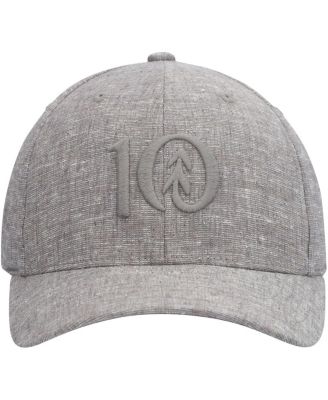 tentree Men's Heathered Gray Logo Thicket Flex Hat