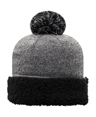 Women's Black Kentucky Wildcats Snug Cuffed Knit Hat with Pom