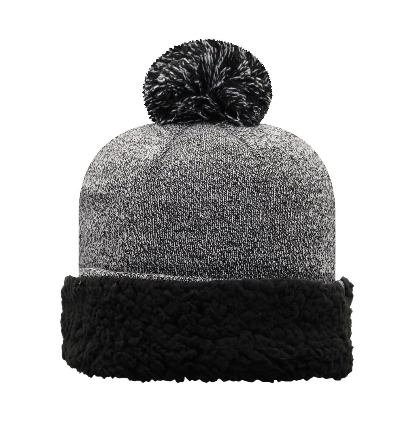 Женская шапка Top of the World Black Kentucky Wildcats Snug Cuffed Knit Hat with Pom — фото 3