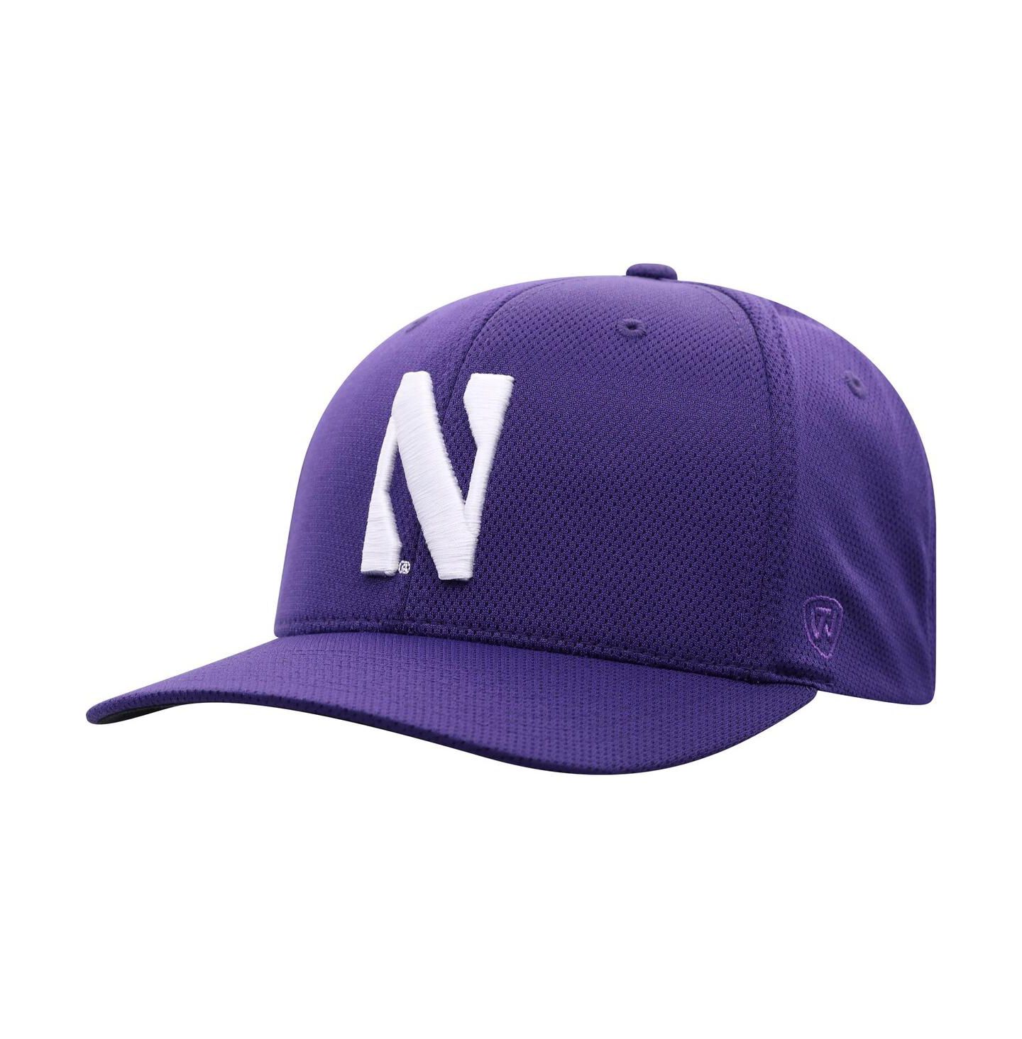Мужская кепка Top of the World Purple Northwestern Wildcats Reflex Logo Flex Hat — фото 2