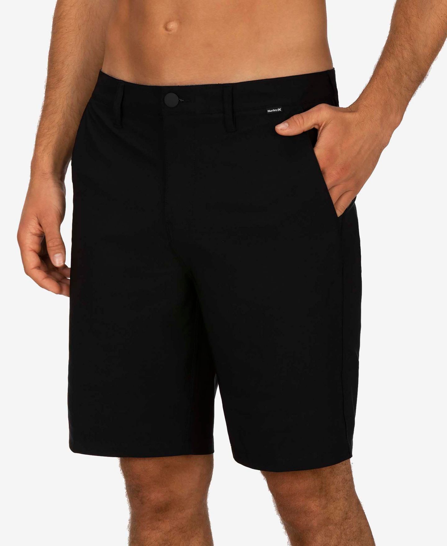 Мужские шорты Hurley Phantom Walk-Shorts, цвет: Чёрный — фото 1
