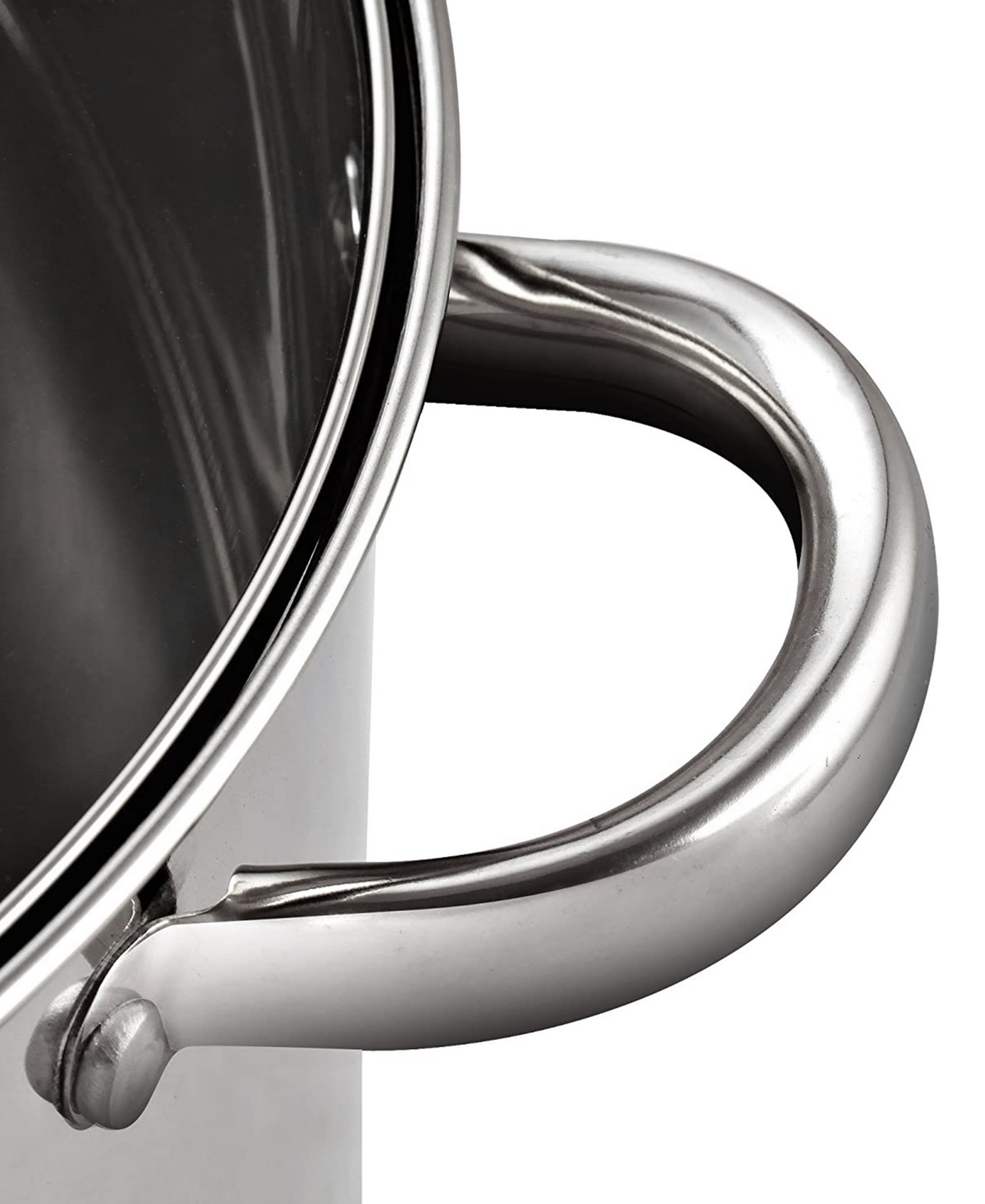 Cook N Home Stockpot with Lid, Basics Stainless Steel Soup Pot, 16-Quart