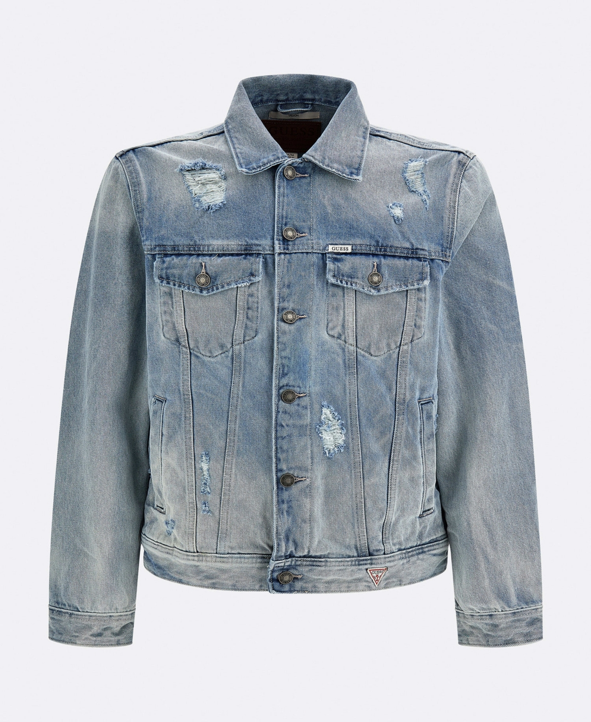 Guess Men's Eco Dillon Jacket In Light Wash
