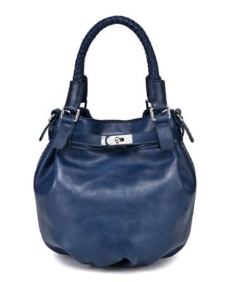 Women's Genuine Leather Pumpkin Bucket Bag