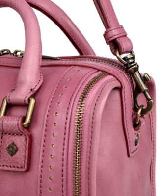 Women's Genuine Leather Mini Trunk Crossbody Bag