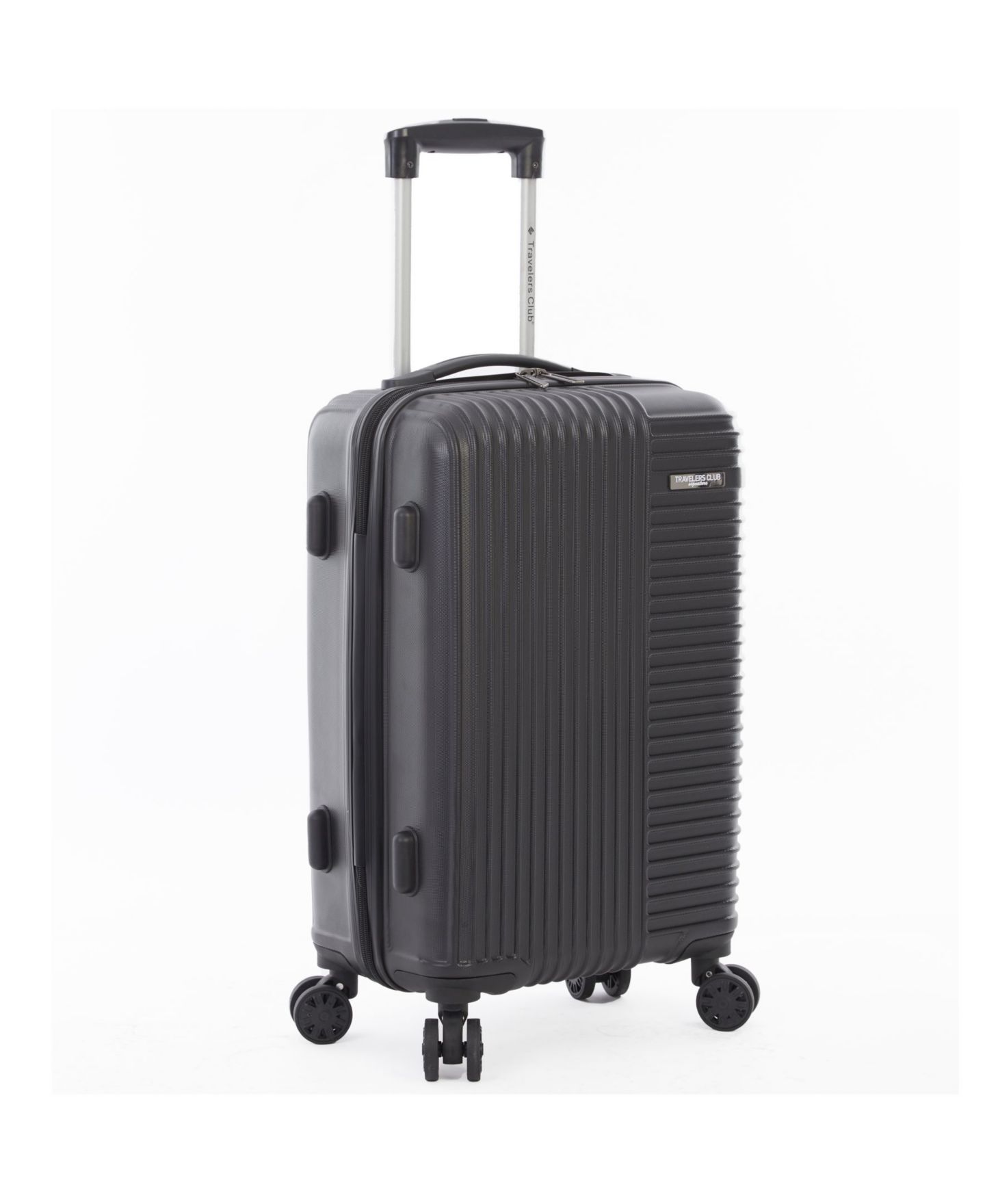 Чемоданы Travelers Club Basette 3-Pc. Hardside Luggage Set, цвет: Чёрный — фото 10