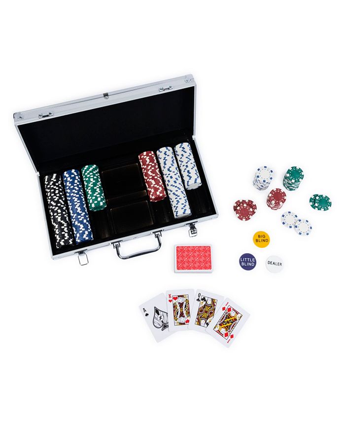 Spin Master Toys & Games Professional 300Piece Poker Set in Aluminum