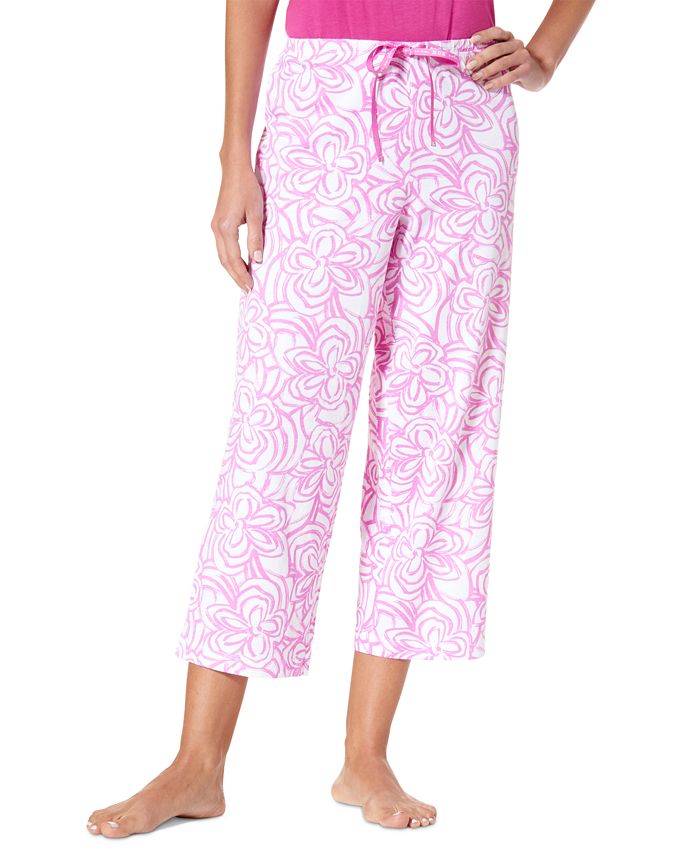 Hue Women's Blooms Printed Capri Pajama Pants Macy's