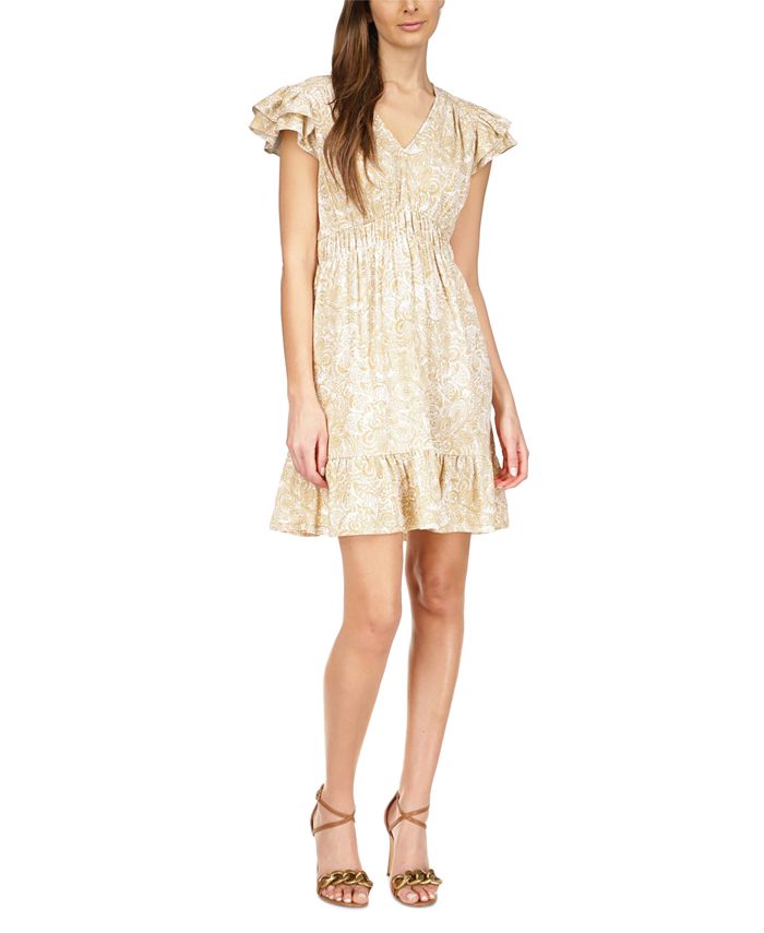 Michael kors flutter hotsell sleeve dress