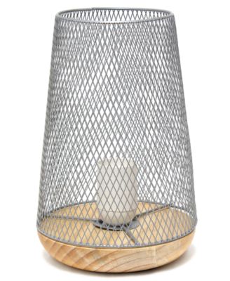 Wired Mesh Uplight Table Lamp