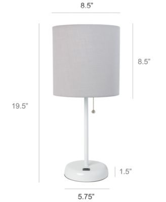 Stick Lamp with USB Charging Port