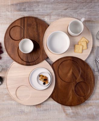 Kona Wood Crescent Serving Tray, 13"