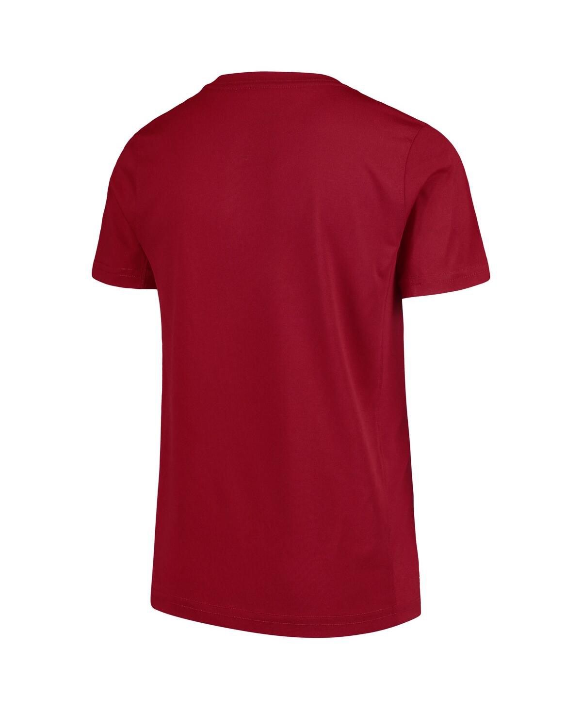 Two Feet Ahead Big Boys Cardinal Arkansas Razorbacks Crew Neck T-shirt In Cardinal