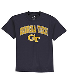 Youth Boys Navy Georgia Tech Yellow Jackets Campus T-shirt