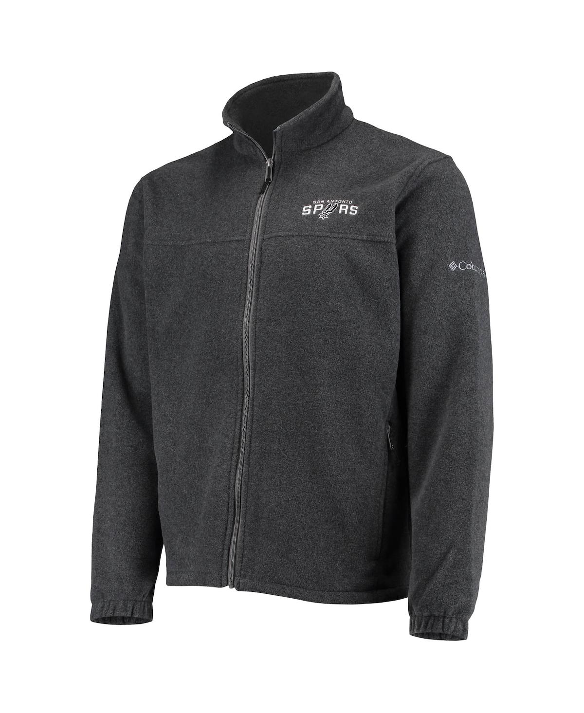 Men's Columbia San Antonio SpursFlanker Full-Zip Jacket - Heathered Charcoal