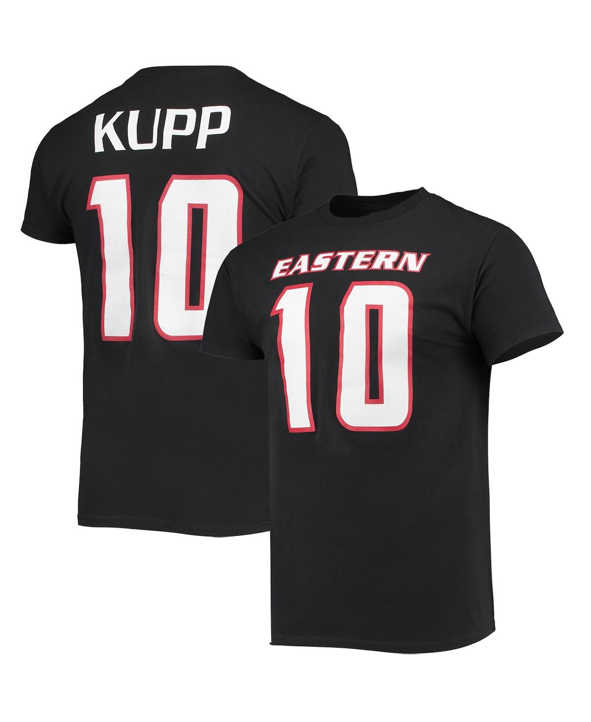 Shop Retro Brand Men's Original  Cooper Kupp Black Eastern Washington Eagles Player T-shirt
