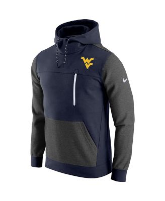 Men's Navy West Virginia Mountaineers AV-15 2.0 Pullover Hoodie