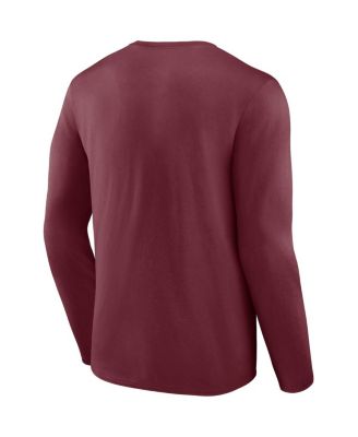 Men's Maroon Texas A M Aggies Broad Jump 2-Hit Long Sleeve T-shirt
