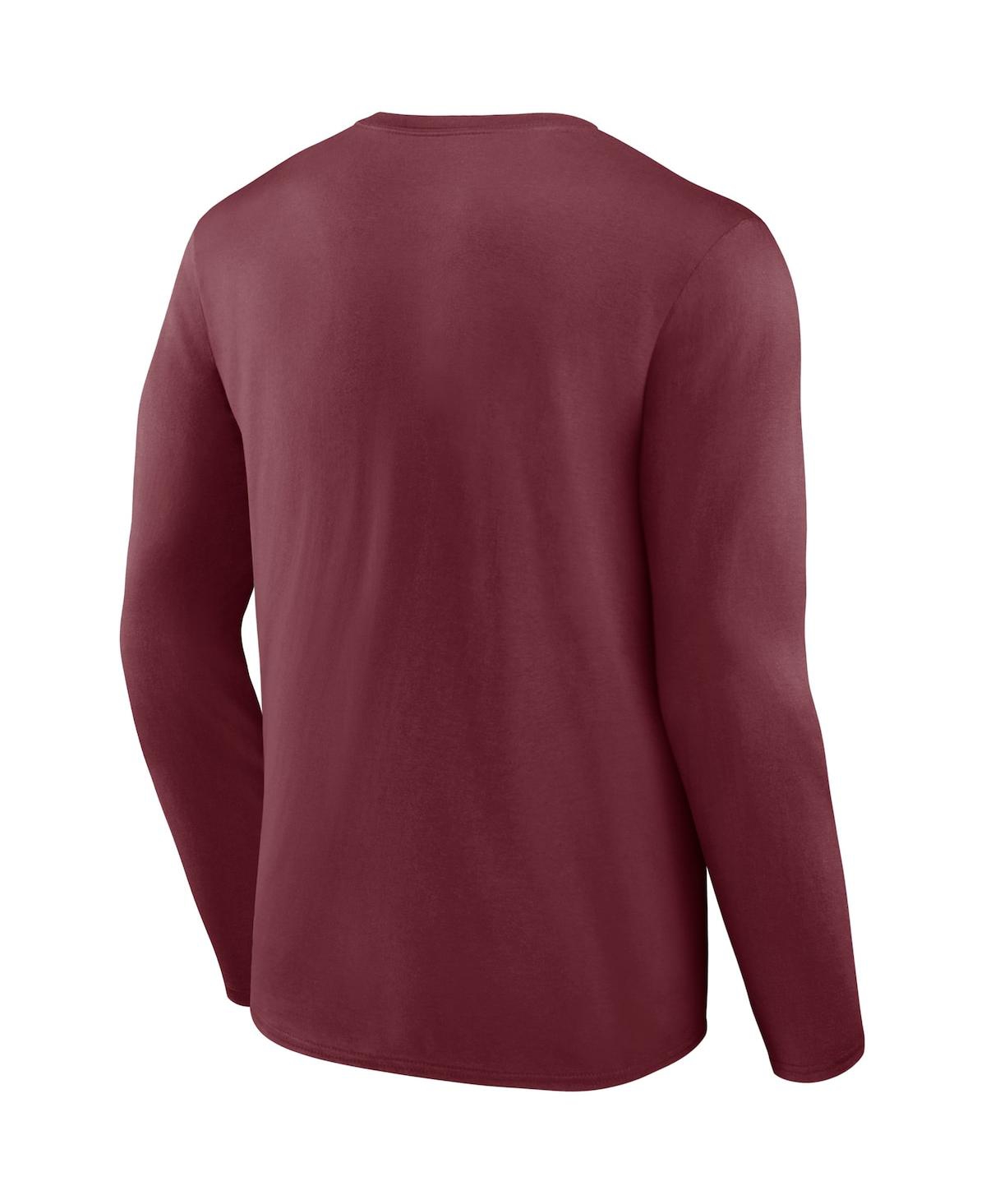 Men's FanaticsTexas A M Aggies Broad Jump 2-Hit Long Sleeve T-shirt - Maroon