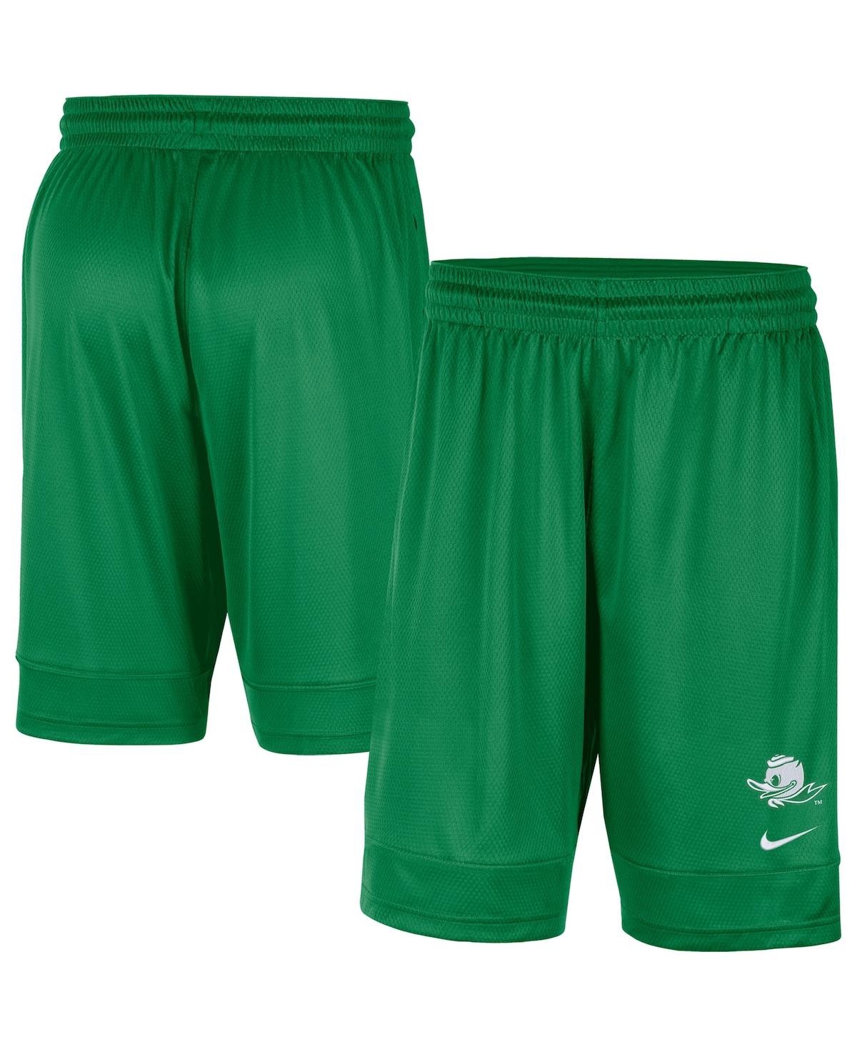 Shop Nike Men's  Green Oregon Ducks Fast Break Team Performance Shorts