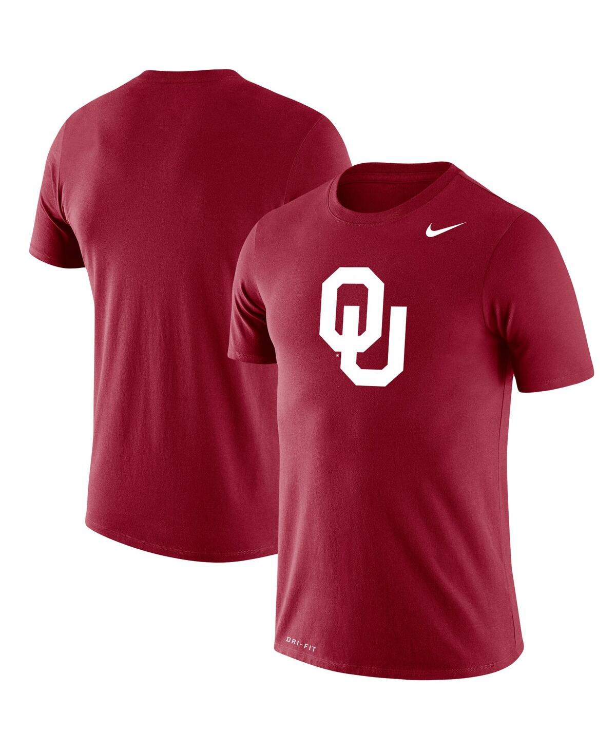 Men's Nike Crimson Oklahoma Sooners School Logo Legend Performance T-shirt