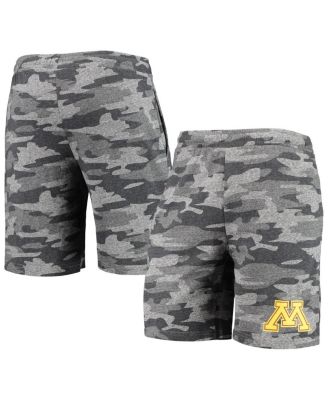 Concepts Sport Мужские шорты Concepts Sport угольно-серые Minnesota Golden Gophers Camo Backup Terry Jam Lounge 5790₽