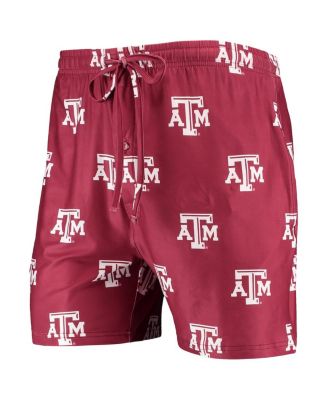 Men's Maroon Texas A&M Aggies Flagship Allover Print Jam Shorts