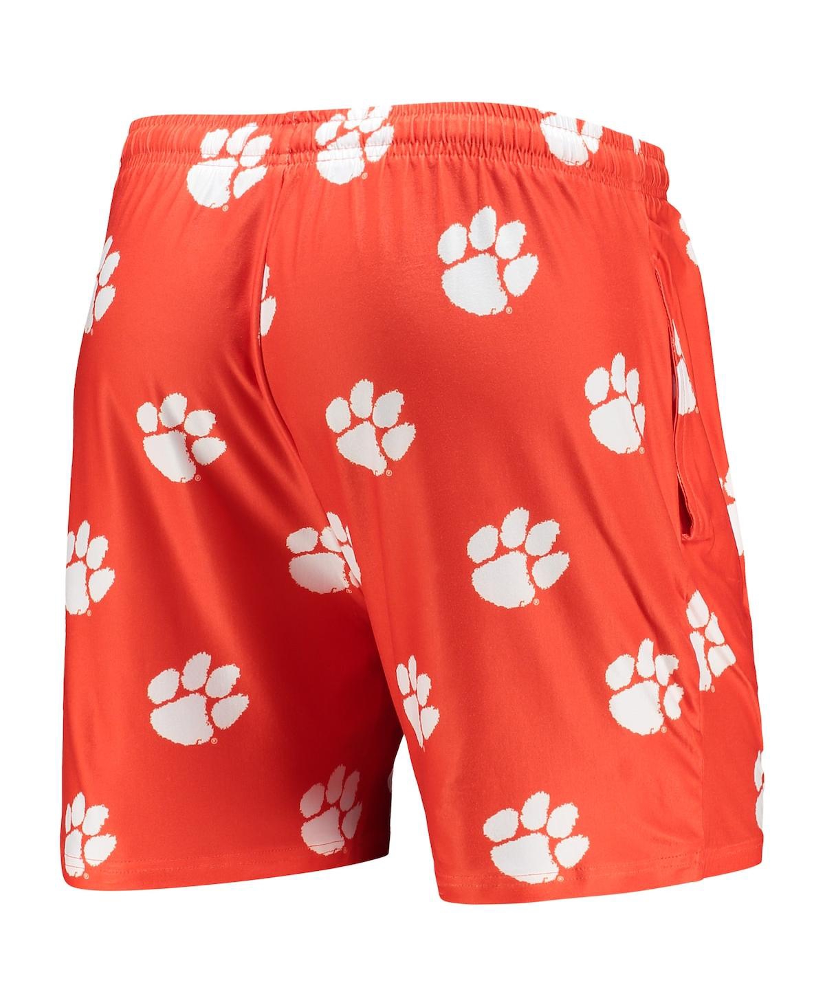 Shop Concepts Sport Men's  Orange Clemson Tigers Flagship Allover Print Jam Shorts