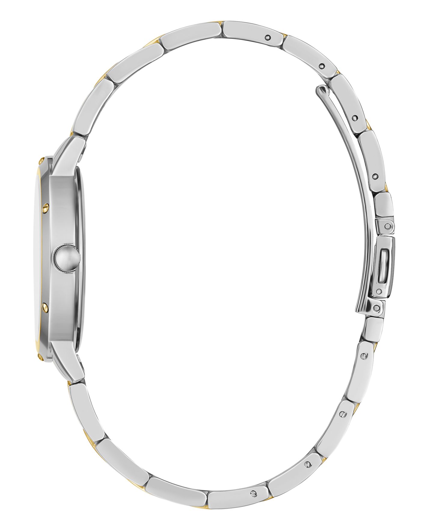Женские часы GUESS Two Tone Stainless Steel Bracelet Watch, 34mm — фото 2