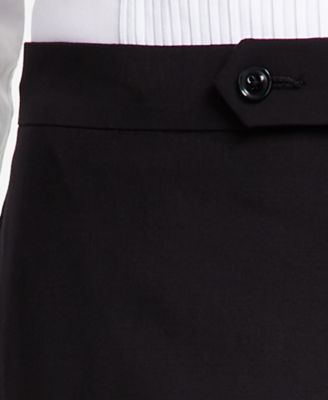 Men's Slim-Fit Infinite Stretch Black Tuxedo Pants - CLOSE OUT!