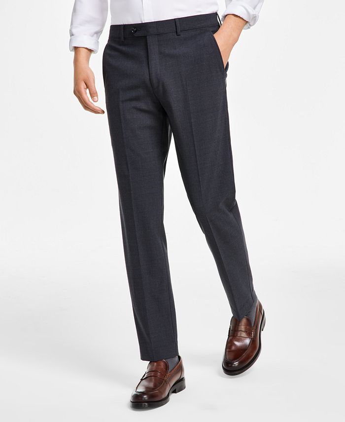 Bar III Men's Slim-Fit Wool Suit Pants, Created for Macy's & Reviews ...