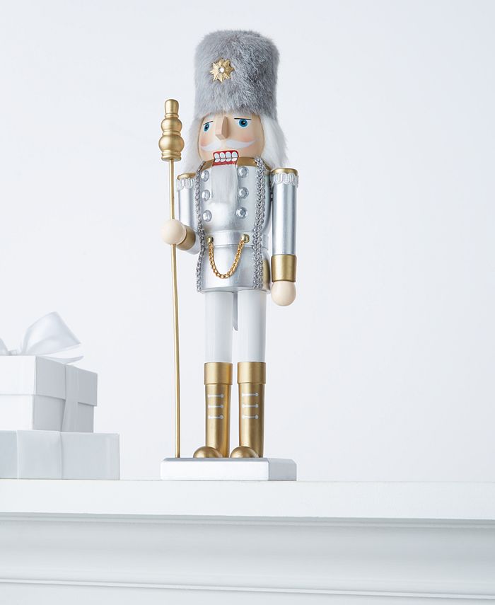 Silver outlet nutcracker soldier
