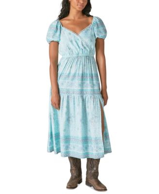 Lucky Brand Women's Block-print Midi 