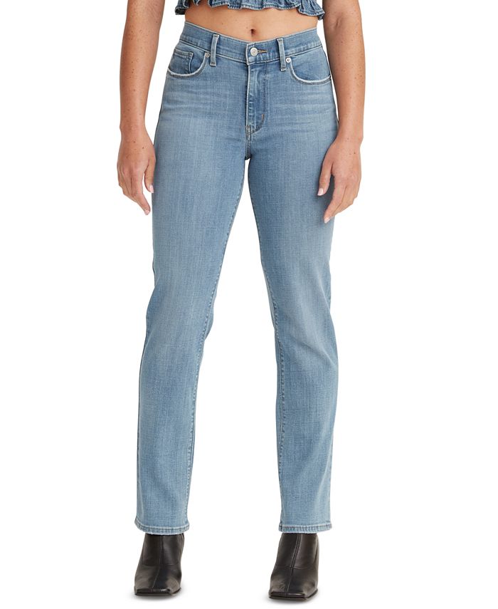 Introducir 85+ imagen straight leg levi women’s jeans
