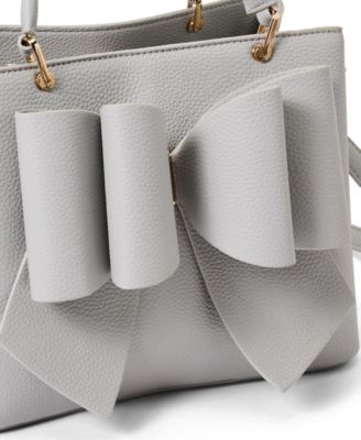 Women's Jenna Triple Compartment Bowtie Satchel Bag