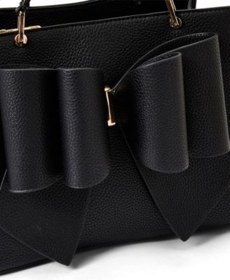 Women's Jenna Triple Compartment Bowtie Satchel Bag