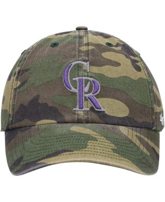 Men's '47 Camo Colorado Rockies Team Clean Up Adjustable Hat