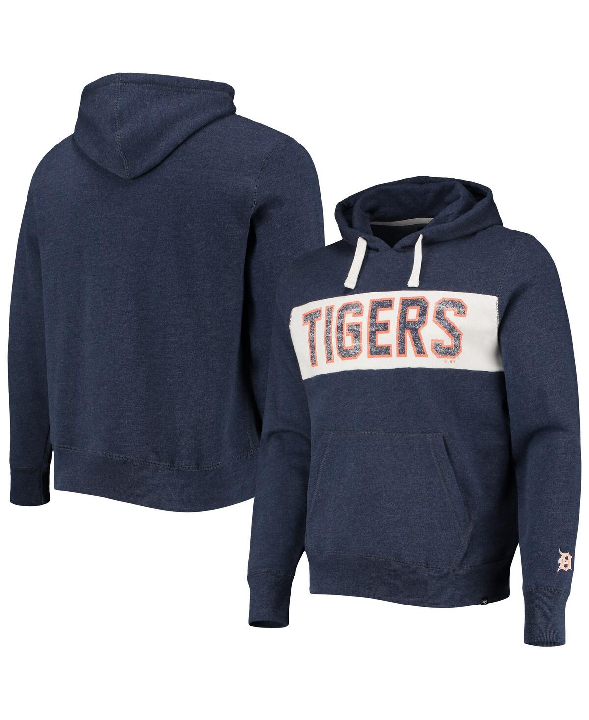 Sweatshirts  Mens 47 Brand Detroit Tigers Game Plan Headline Hood Fall  Navy ⋆ Madden Maritime