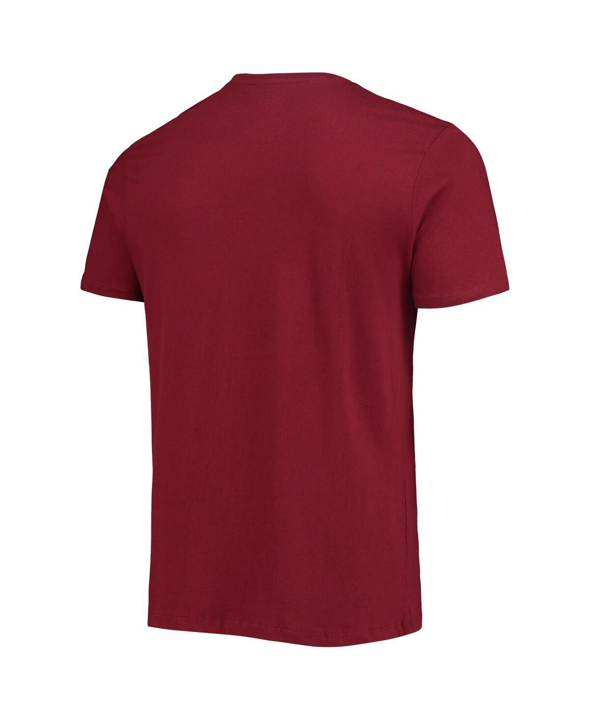 Shop 47 Brand Men's ' Burgundy Washington Commanders Logo Imprint Super Rival T-shirt