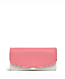 Women's Cording Street Large Leather Flapover Wallet